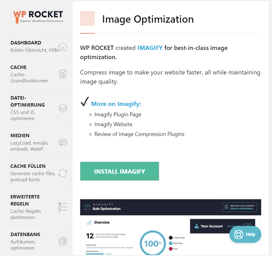 WP Rocket Image Optimization