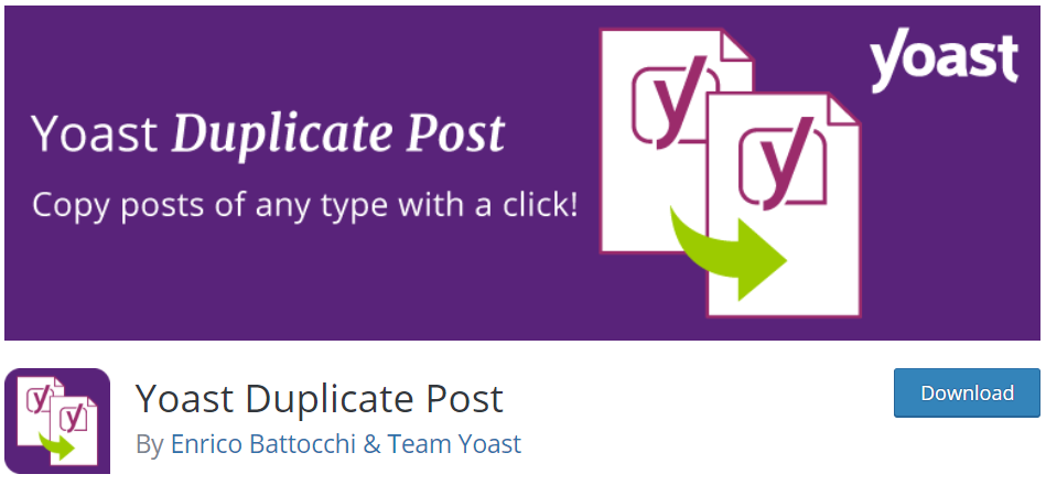 Yoast Duplicate Post